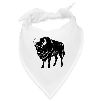 Buffalo - Bandana - Weiß - Vorne