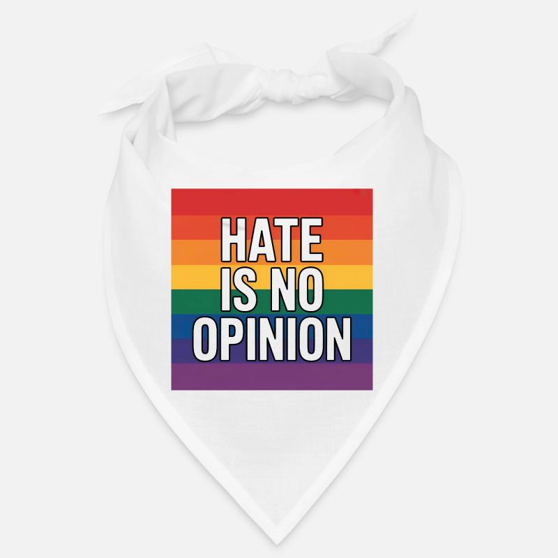 Hate is no Opinion - Antifa Merch Bandana