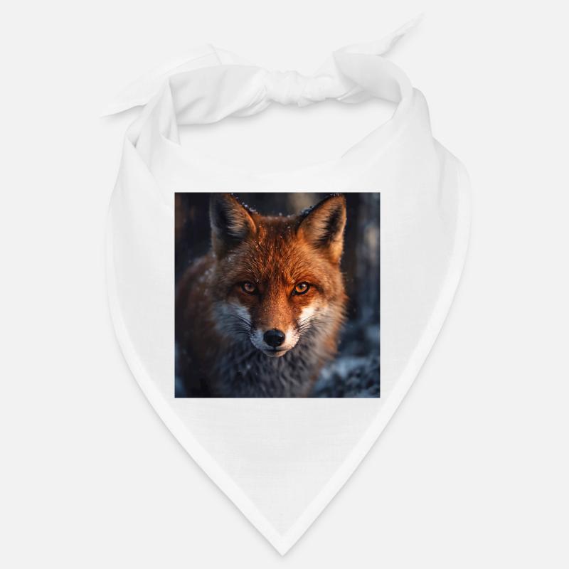 Fuchs-Erkundung bei Einbruch der Dämmerung Bandana
