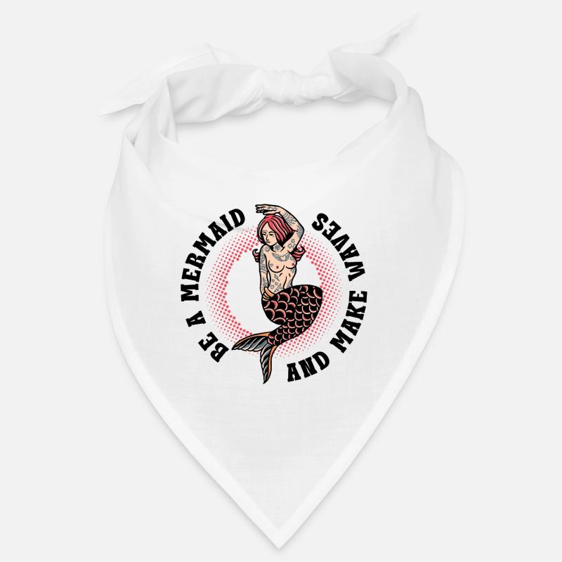 Diction de la sirène – Déclaration vintage Make Waves Bandana