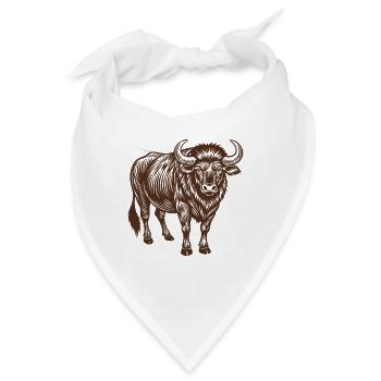 Buffalo - Bandana - Weiß - Vorne