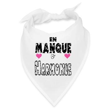 Fehlende Harmonie - Bandana - Weiß - Vorne