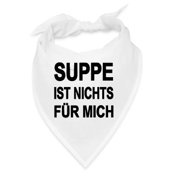 Suppe - Bandana - Weiß - Vorne