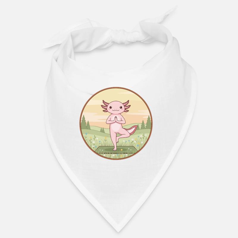 Yoga Axolotl Fish Doing Tree Pose Bandana