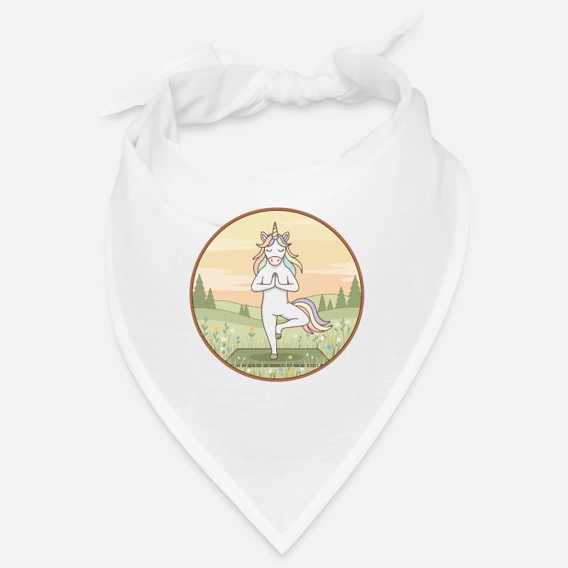 Yoga Unicorn Magical Doing Tree Pose Bandana