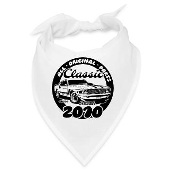 16. Geburtstag - Klassiker Musclecar 03/2010 - Bandana - Weiß - Vorne