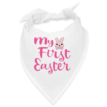 Mein erster Osterhase - Bandana - Weiß - Vorne