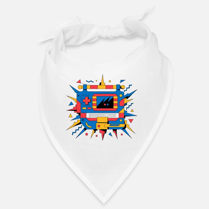 Retro neon console Bandana