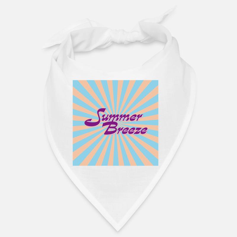 Summer Breeze Retro Typo Bandana