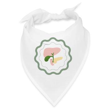 Anatomie Modell - Bandana - Weiß - Vorne