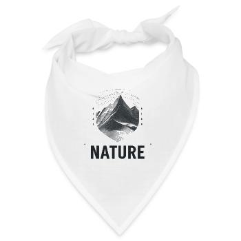 Berglandschaft Shield Nature - Bandana - Weiß - Vorne
