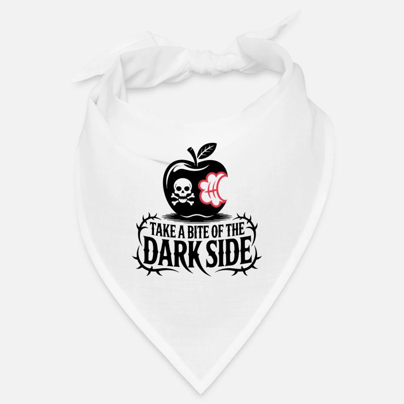 Dark Apple with Bite Design Bandana