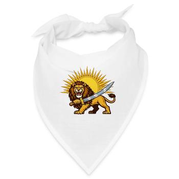 Persian Löwe Persien Iran - Bandana - Weiß - Vorne