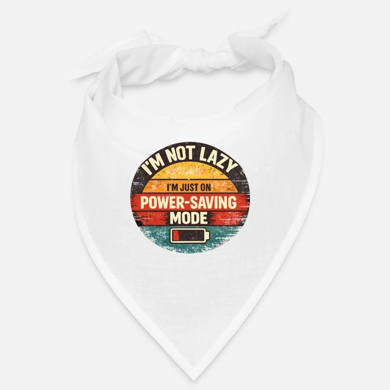Power-Saving Mode Spruch Bandana