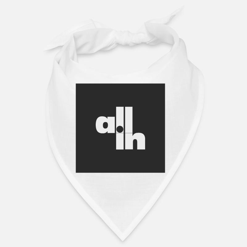 Déclaration typographique minimale All In Poker Bandana