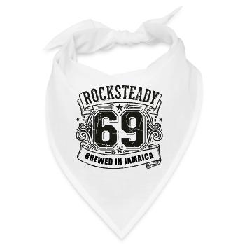 Rocksteady 69 Brewed in Jamaica - Bandana - Weiß - Vorne