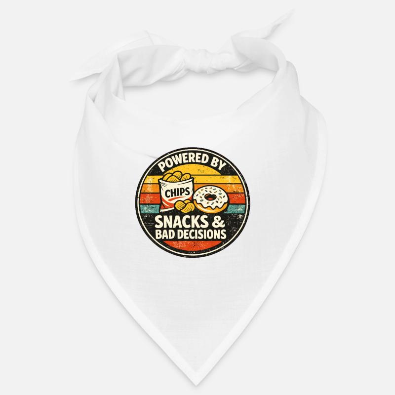 Powered by Chips – Snacks & Bad Decisions Bandana