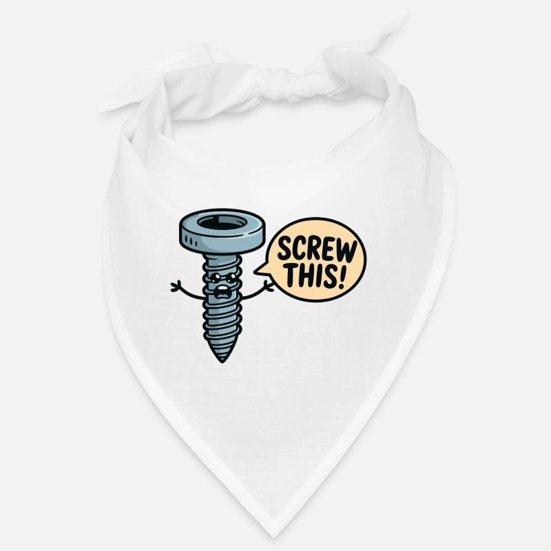 Scheiß auf diesen Cartoon-Screw-Charakter Bandana