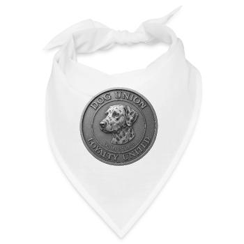 Dalmatiner - Loyalty United - Dog Union - Bandana - Weiß - Vorne
