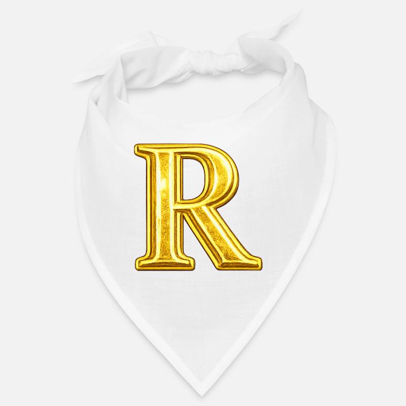 Monogramme d’or R Bandana