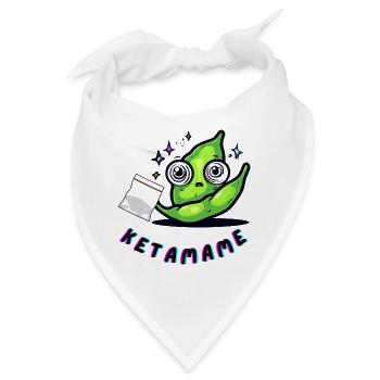 KETAMAME – Bohne mit Tiefgang - Bandana - Weiß - Vorne