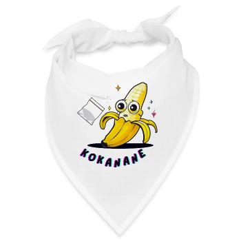 KOKANANE – Banane mit Schwung - Bandana - Weiß - Vorne
