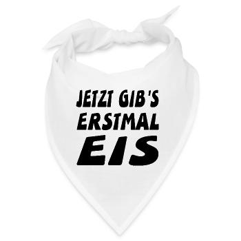 Eis - Bandana - Weiß - Vorne