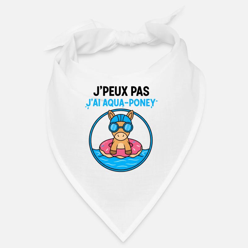 Aqua-Poney sur Bouée Donut Bandana