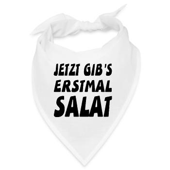 Salat - Bandana - Weiß - Vorne