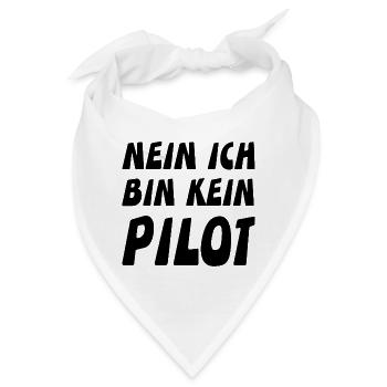 Pilot - Bandana - Weiß - Vorne