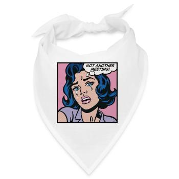Kein weiteres Treffen - Bandana - Weiß - Vorne