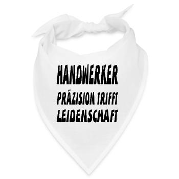 Handwerker - Bandana - Weiß - Vorne