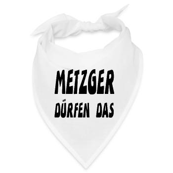 Metzger - Bandana - Weiß - Vorne