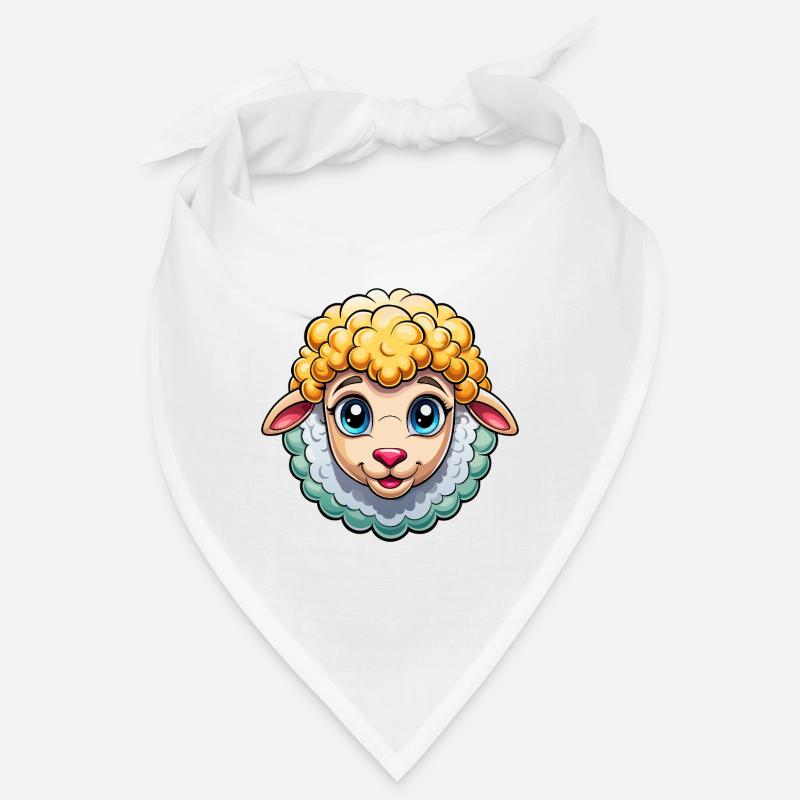 Visage de mouton mignon Bandana