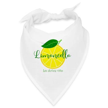 Limoncello La Dolce Vita  - Bandana - Weiß - Vorne