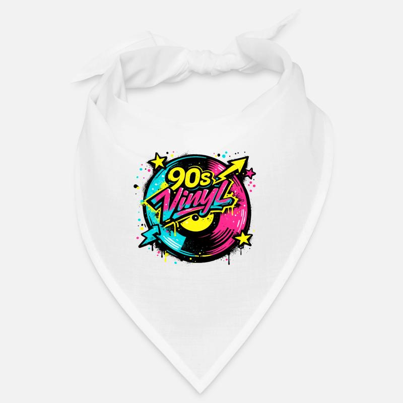 90s Vinyl Neon Circle Bandana