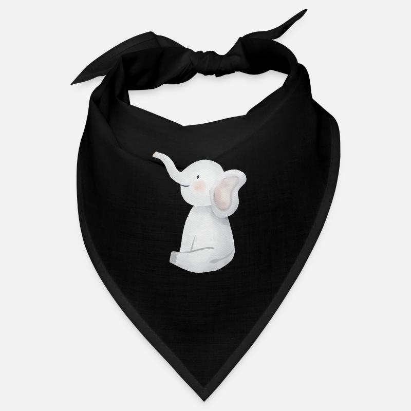 Petit éléphant mignon. Bandana