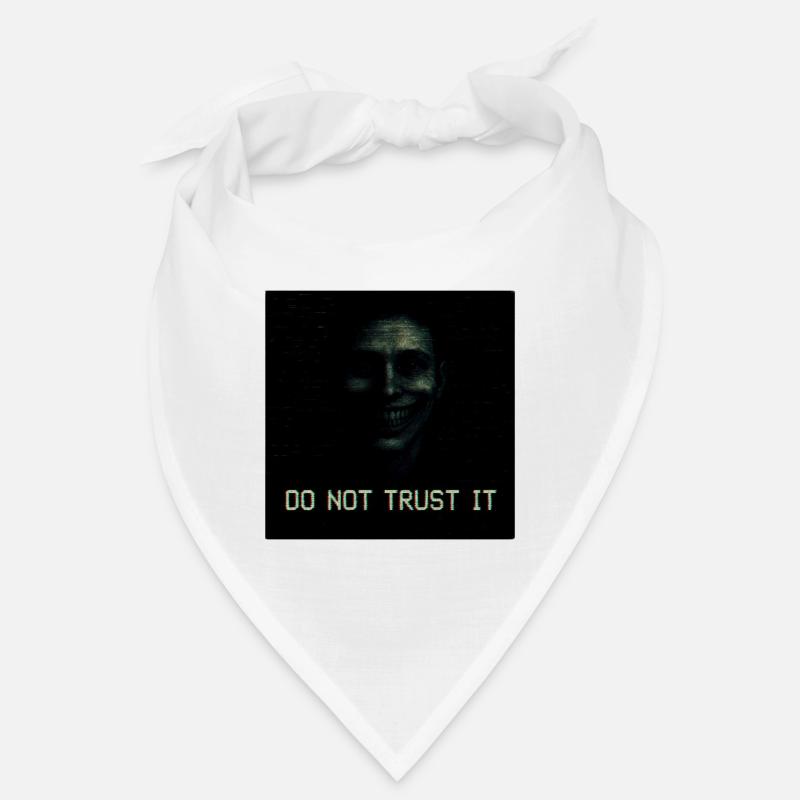 Ne lui faites pas confiance Glitch Horror Bandana