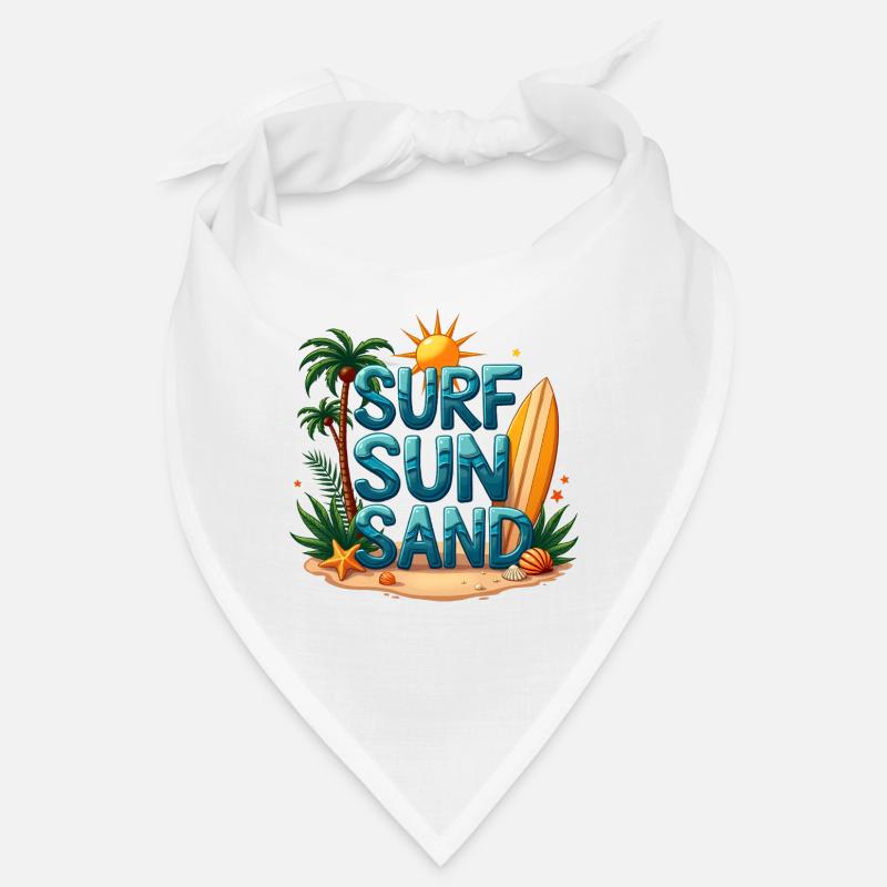 Conception de plages de Surfing Sun Sand Bandana
