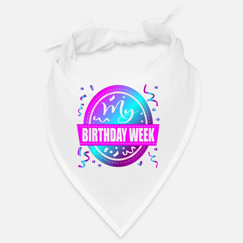 My Birthday Week Celebration Bandana