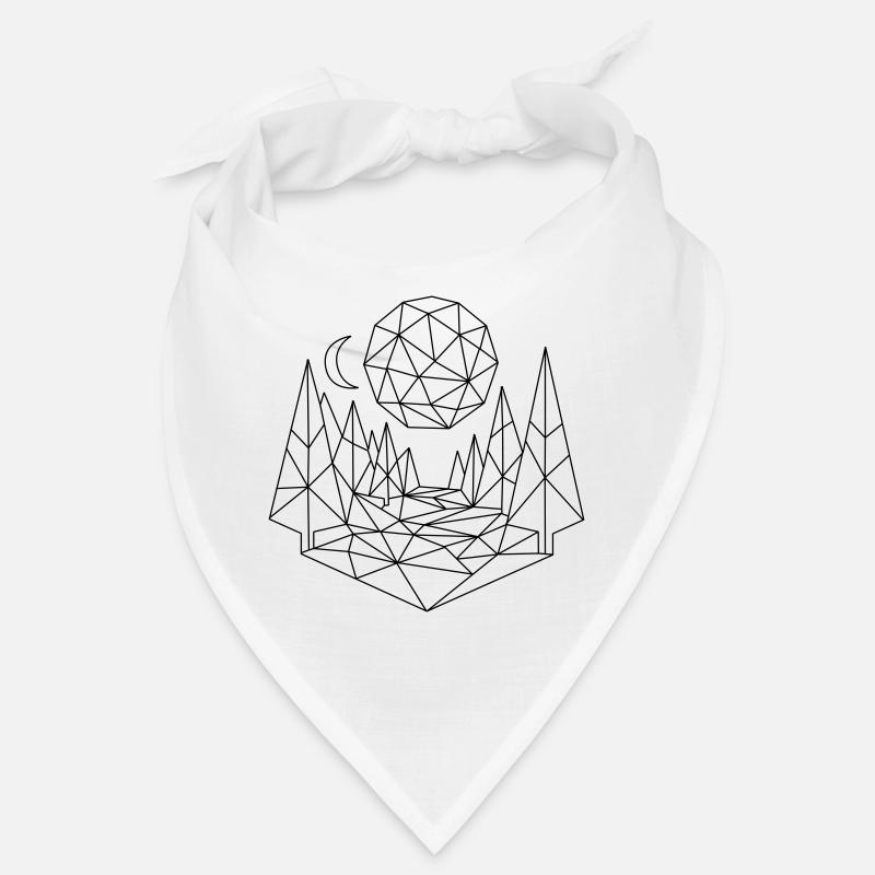 Landschaft Polygon Bandana