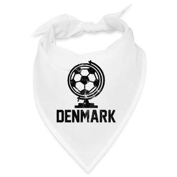 Denmark Fussball - Bandana - Weiß - Vorne