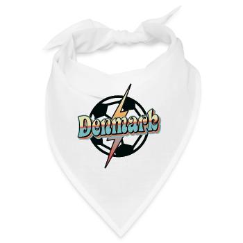 Denmark Fussball - Bandana - Weiß - Vorne