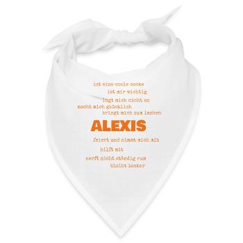 Alexis - Bandana - Weiß - Vorne