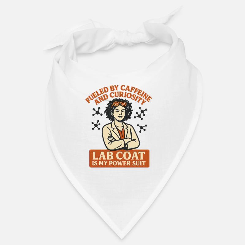 Laborkittel Power-Suit Kaffee Bandana