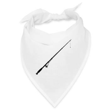Angelrute - Bandana - Weiß - Vorne
