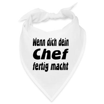 Chef - Bandana - Weiß - Vorne