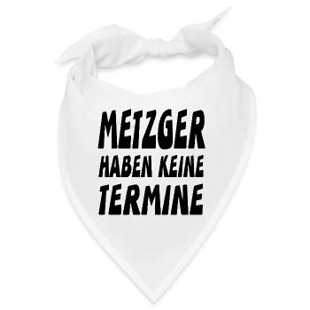 Metzger - Bandana - Weiß - Vorne