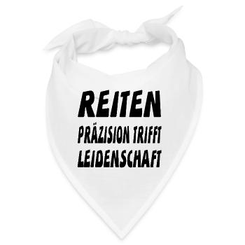 Reiten - Bandana - Weiß - Vorne
