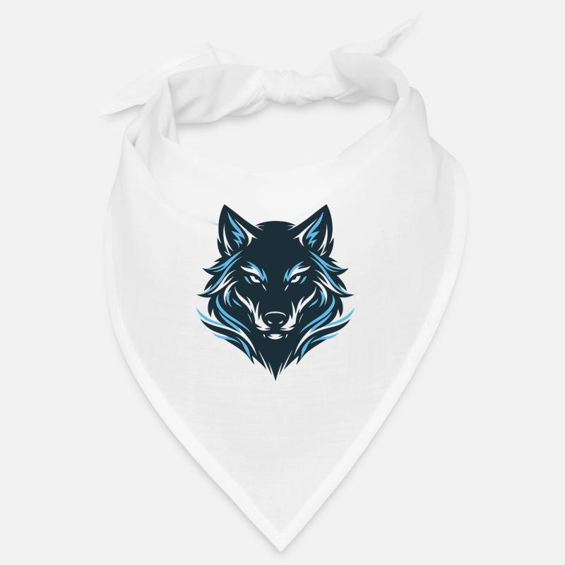 Blauer Nachtwolf Emblem Bandana